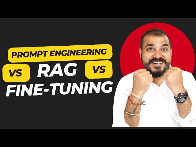 Prompt Engineering, RAG, and Fine-Tuning Explained